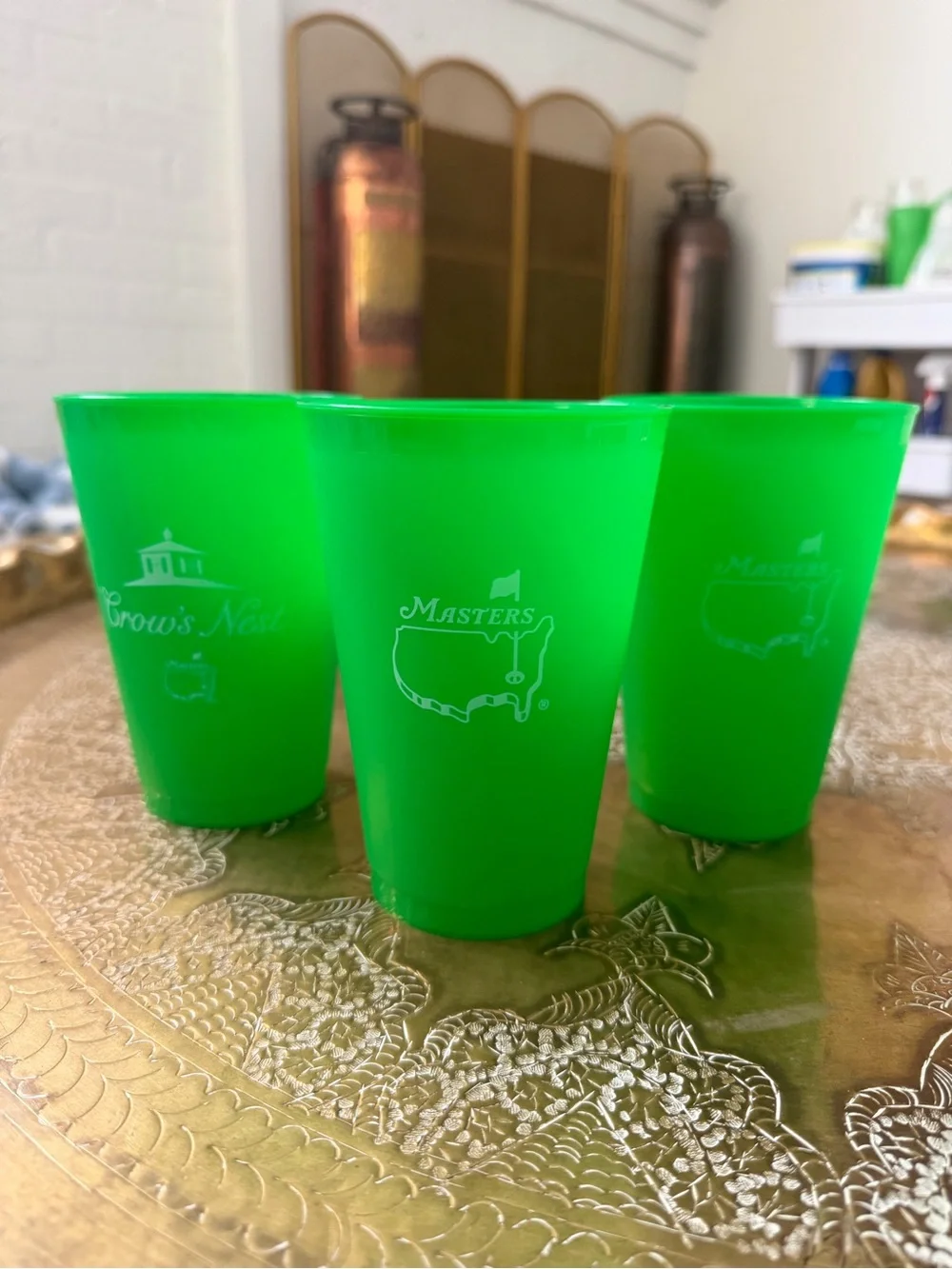 Masters Tournament Plastic Tumblers - Set of 5